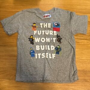 Lego movie themed shirt